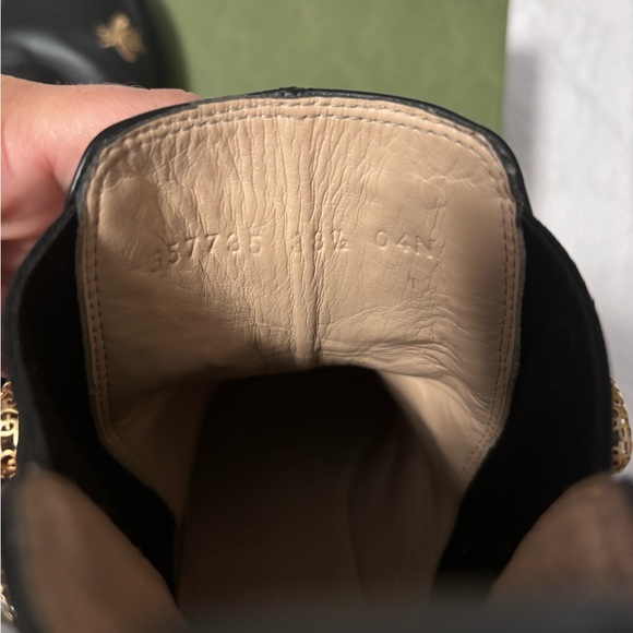 Gucci Bee and Star Embroidered Leather Boots (Size 38.5) - Picture 12 of 14